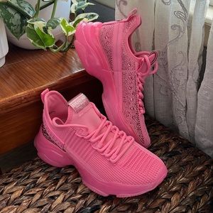 STEVE MADDEN Maxima Hot Pink Sneakers
